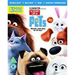 The Secret Life Of Pets (Blu-ray 3D + Blu-ray + DVD + Digital Download) [2015]
